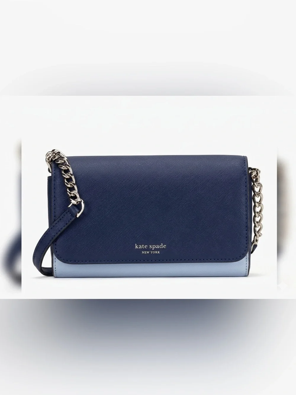 Kate Spade Midnight Blue crossbody wallet‎